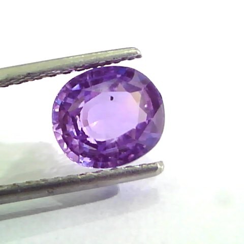 2.92 Ct Unheated Untreated Natural Purple Sapphire Khuni Neelam