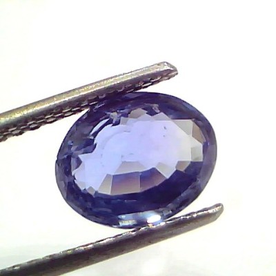 2.97 Ct Certified Unheated Untreated Natural Ceylon Blue Sapphire Neelam