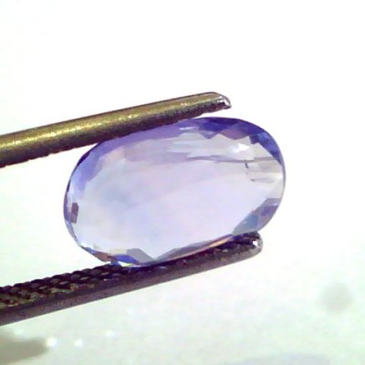 3.03 Ct Unheated Untreated Natural Srilankan Blue Sapphire Neelam