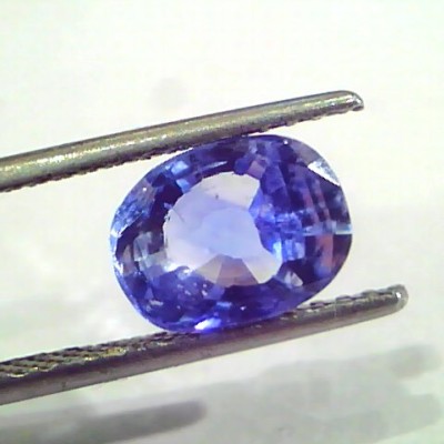 3.02 Ct Unheated Untreated Natural Ceylon Blue Sapphire Gemstone