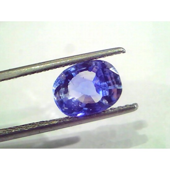 3.02 Ct Unheated Untreated Natural Ceylon Blue Sapphire Gemstone
