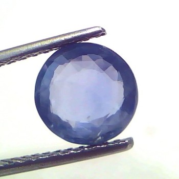 3.02 Ct Certified Unheated Untreated Natural Ceylon Blue Sapphire Gems