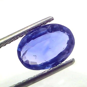 3.02 Ct Certified Unheated Untreated Natural Ceylon Blue Sapphire Gems