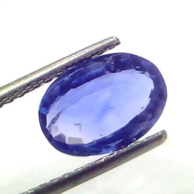 3.02 Ct Certified Unheated Untreated Natural Ceylon Blue Sapphire Gems