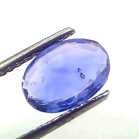 3.02 Ct Certified Unheated Untreated Natural Ceylon Blue Sapphire Gems