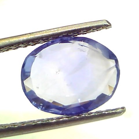 3.08 Ct Unheated Untreated Natural Ceylon Blue Sapphire Neelam Gems