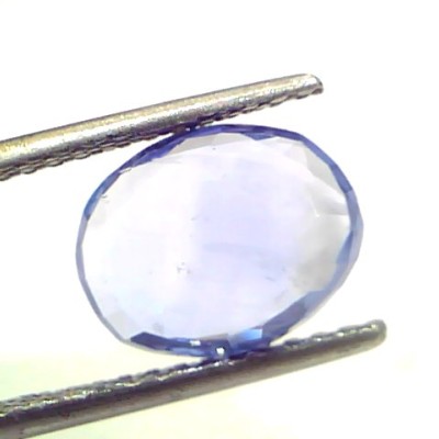 3.08 Ct Unheated Untreated Natural Ceylon Blue Sapphire Neelam Gems