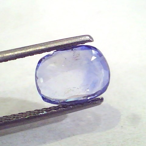 3.02 Ct Unheated Untreated Natural Blue Sapphire Neelam Gemstones