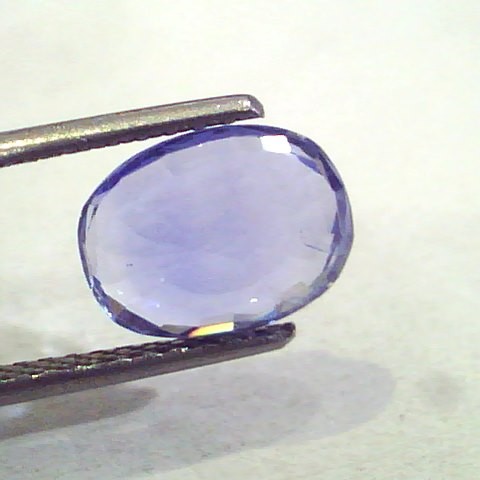 3.06 Ct Unheated Untreated Natural Ceylon Blue Sapphire Neelam Gems