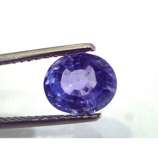 3.06 Ct Unheated Untreated Natural Ceylon Blue Sapphire Neelam