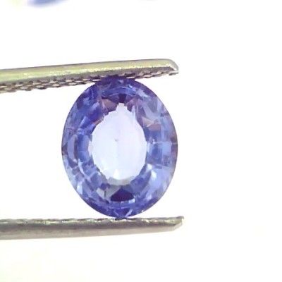 3.10 Ct Unheated Untreated Natural Ceylon Blue Sapphire Gemstone
