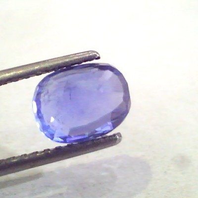 3.09 Ct Unheated Untreated Natural Ceylon Blue Sapphire Neelam Gems