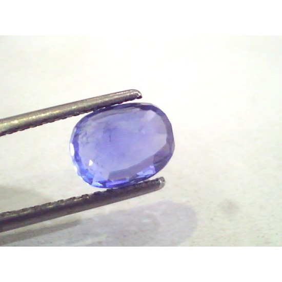 3.09 Ct Unheated Untreated Natural Ceylon Blue Sapphire Neelam Gems