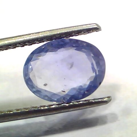 3.18 Ct Unheated Untreated Natural Ceylon Blue Sapphire Neelam