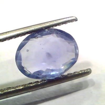 3.18 Ct Unheated Untreated Natural Ceylon Blue Sapphire Neelam