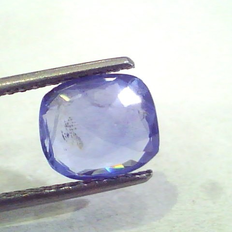 3.19 Ct Unheated Untreated Natural Ceylon Blue Sapphire Neelam Gems