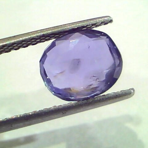 3.18 Ct Unheated Untreated Ceylon Blue Sapphire Neelam Gemstone