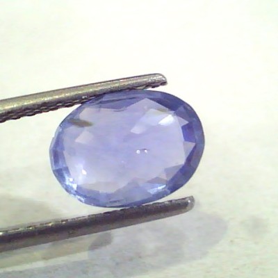 3.16 Ct Unheated Untreated Natural Srilankan Blue Sapphire Neelam
