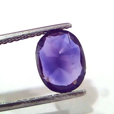 3.20 Ct GII Certified Unheated Untreated Natural Ceylon Deep Blue Sapphire