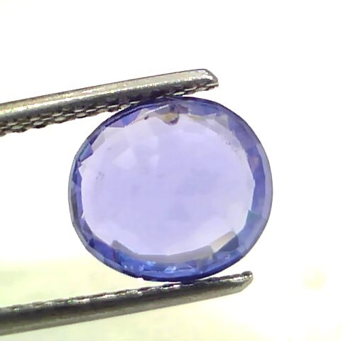 3.23 Ct IGI Certified Unheated Untreated Natural Ceylon Blue Sapphire AA
