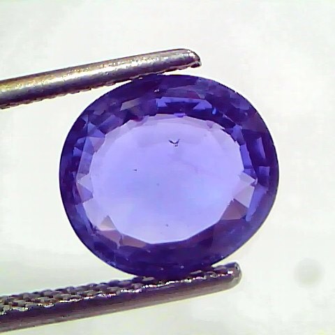 3.23 Ct IGI Certified Unheated Untreated Natural Ceylon Blue Sapphire AA