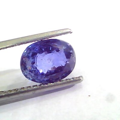3.25 Ct Unheated Untreated Natural Ceylon Blue Sapphire Neelam