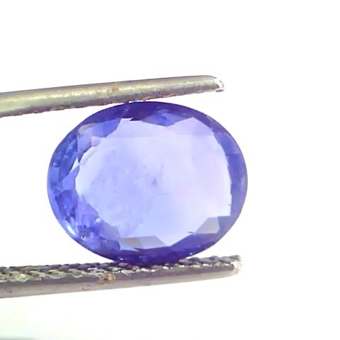 3.25 Ct Unheated Untreated Natural Ceylon Blue Sapphire Gemstone
