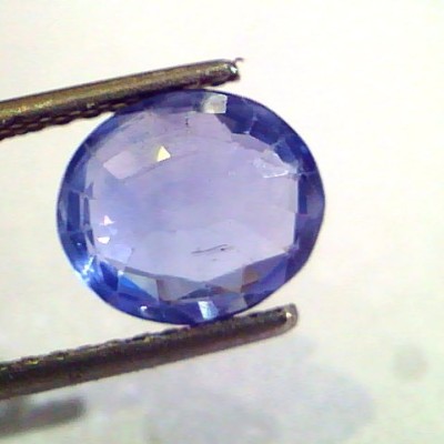 3.31 Ct Unheated Untreated Natural Ceylon Blue Sapphire Neelam