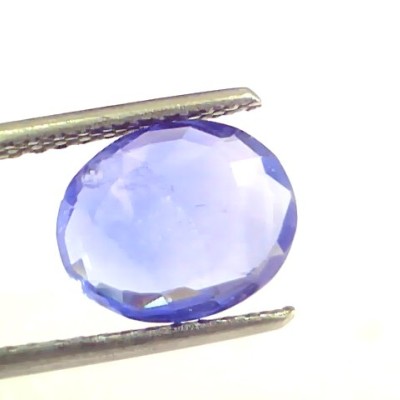 3.25 Ct Unheated Untreated Natural Ceylon Blue Sapphire Gemstone