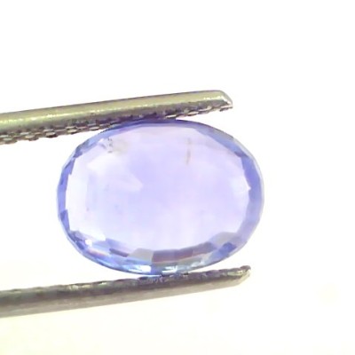 3.28 Ct Unheated Untreated Natural Ceylon Blue Sapphire Gemstone