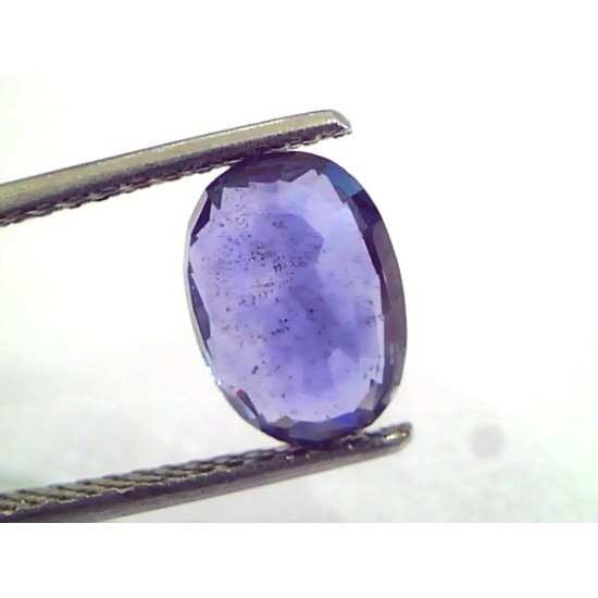 3.28 Ct Unheated Untreated Natural Ceylon Deep Royal Blue Sapphire