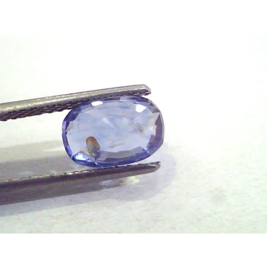 3.33 Ct Unheated Untreated Natural Ceylon Blue Sapphire (Khuni Neelam)