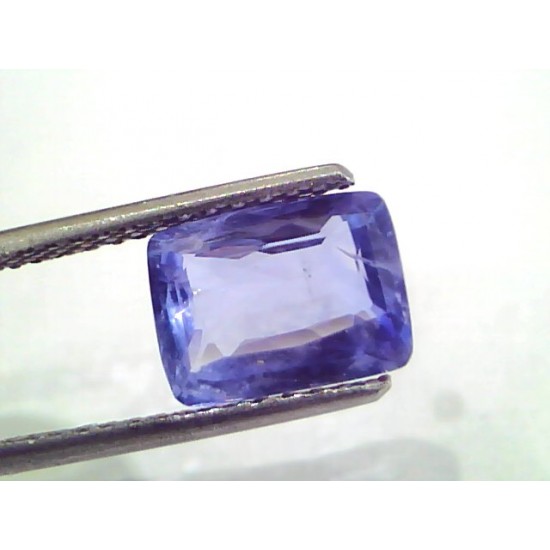 3.38 Ct Unheated Untreated Natural Ceylon Blue Sapphire Gemstone