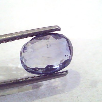 3.42 Ct Unheated Untreated Natural Ceylon Blue Sapphire Neelam