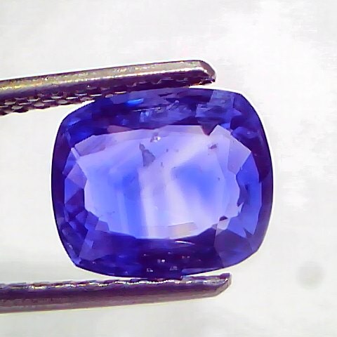 3.41 Ct IGI Certified Unheated Untreated Natural Ceylon Blue Sapphire AA