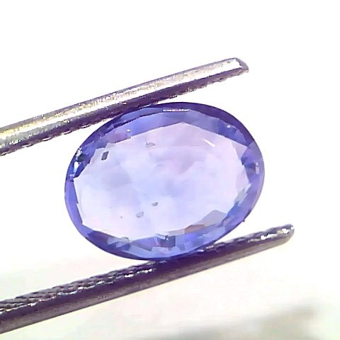 3.42 Ct Certified Unheated Untreated Natural Ceylon Blue Sapphire Gems