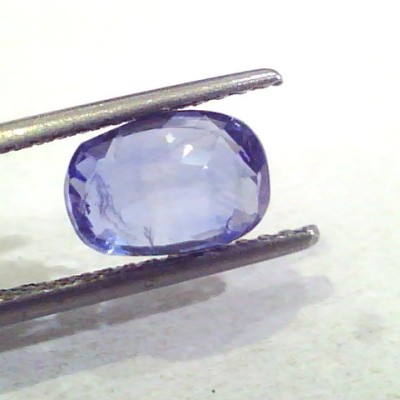 3.45 Ct Unheated Untreated Natural Ceylon Blue Sapphire Neelam Gems