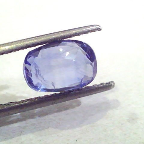 3.45 Ct Unheated Untreated Natural Ceylon Blue Sapphire Neelam Gems
