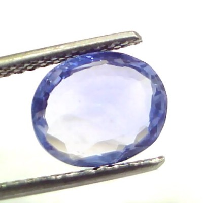3.46 Ct GII Certified Unheated Untreated Natural Ceylon Blue Sapphire