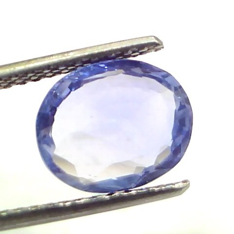 3.46 Ct GII Certified Unheated Untreated Natural Ceylon Blue Sapphire