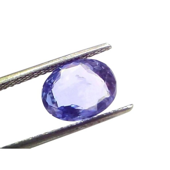 3.48 Ct IGI Certified Unheated Untreated Natural Ceylon Blue Sapphire