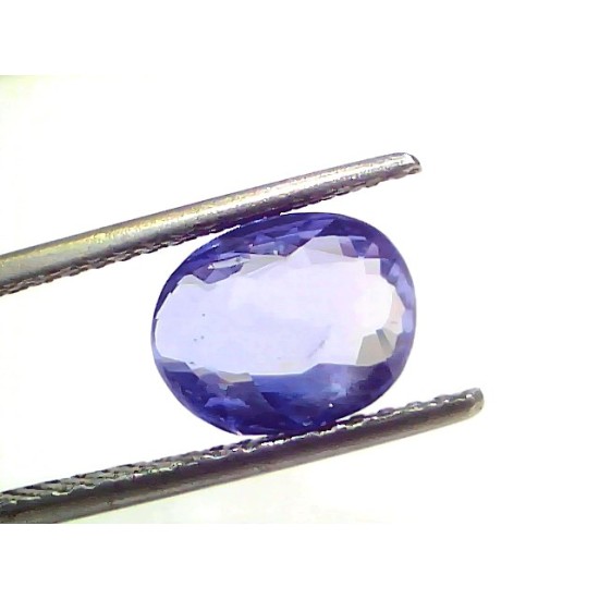 3.48 Ct IGI Certified Unheated Untreated Natural Ceylon Blue Sapphire