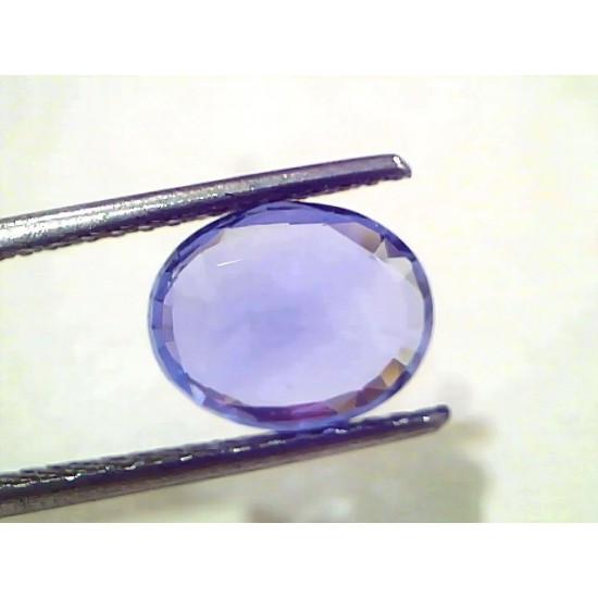 3.49 Ct IGI Certified Unheated Untreated Natural Ceylon Blue Sapphire AAA
