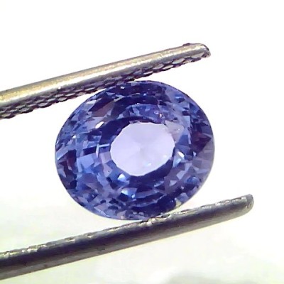 3.50 Ct Certified Unheated Untreated Natural Ceylon Blue Sapphire