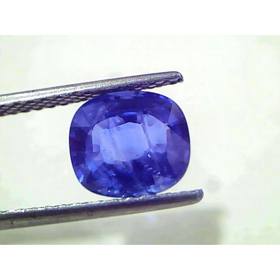 3.50 Ct IGI Certified Unheated Untreated Natural Ceylon Blue Sapphire