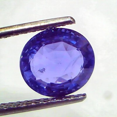 3.56 Ct IGI Certified Unheated Untreated Natural Ceylon Blue Sapphire AAA