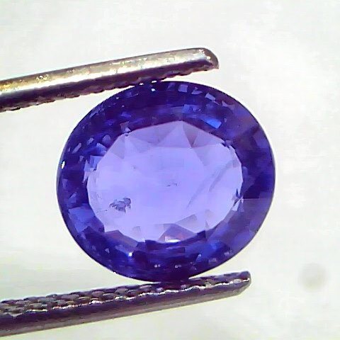 3.56 Ct IGI Certified Unheated Untreated Natural Ceylon Blue Sapphire AAA