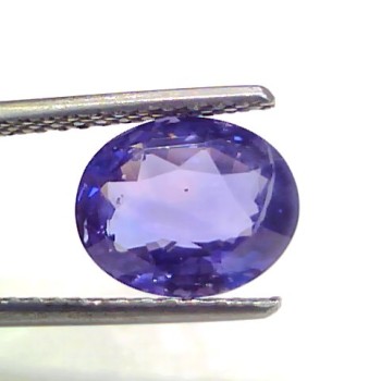 3.57 Ct IGI Certified Unheated Untreated Natural Burma Blue Sapphire AAA