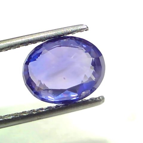3.57 Ct IGI Certified Unheated Untreated Natural Burma Blue Sapphire AAA