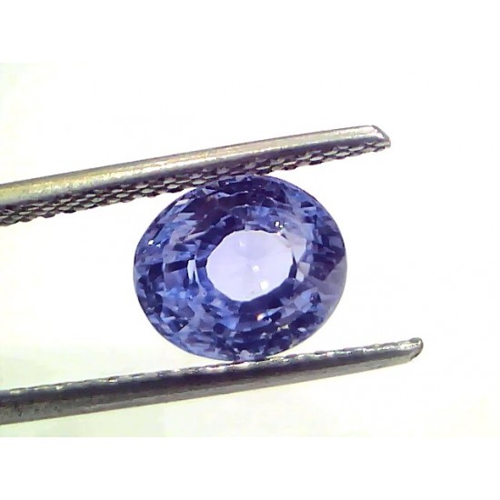 3.60 Ct Certified Unheated Untreated Natural Ceylon Blue Sapphire